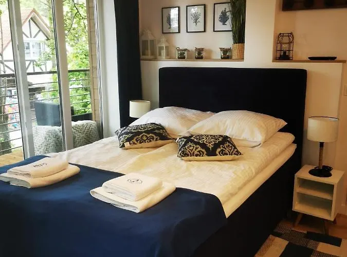 Апартаменты 21b Niebieskie Z Basenem Krytym, Odkrytym, Sala Zabaw, Animacjami